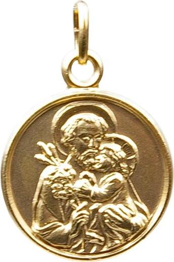 Couverture du livre « Medaille saint joseph doree » de  aux éditions Dg-exodif