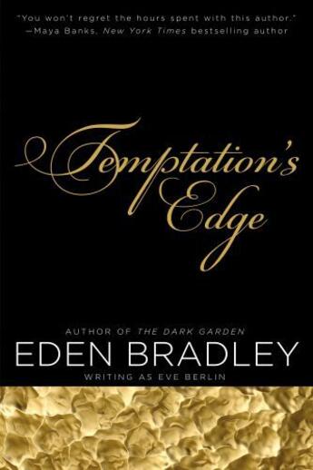 Couverture du livre « Temptation's Edge » de Eden Bradley aux éditions Penguin Group Us