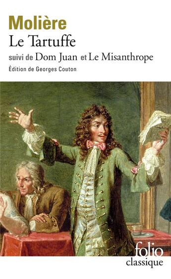 Couverture du livre « Le tartuffe/dom juan/misanthrope » de Moliere aux éditions Gallimard