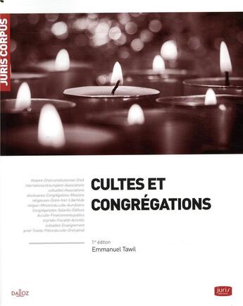 Couverture du livre « Cultes et congrégations » de Emmanuel Tawil aux éditions Juris Editions
