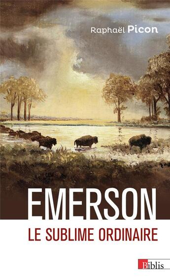 Couverture du livre « Emerson : Le sublime ordinaire » de Raphaël Picon aux éditions Cnrs