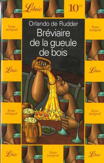 Couverture du livre « Breviaire de la gueule de bois » de Rudder (De) Orlando aux éditions J'ai Lu