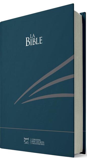 Couverture du livre « Bible Segond 21 compacte, rigide skivertex bleu » de  aux éditions Ste Biblique De Geneve