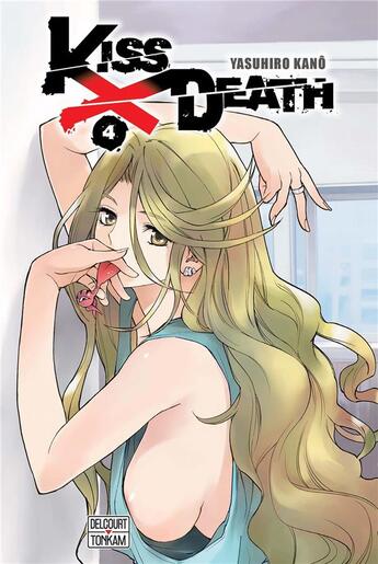 Couverture du livre « Kiss X death Tome 4 » de Yasuhiro Kano aux éditions Delcourt