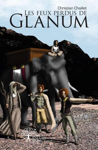 Couverture du livre « Les feux perdus de glanum » de Christian Chaillet aux éditions Edilivre