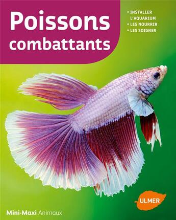 Couverture du livre « Poissons combattants » de Renaud Lacroix aux éditions Eugen Ulmer