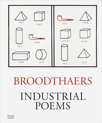 Couverture du livre « Marcel broodthaers industrial poems /anglais » de  aux éditions Hatje Cantz