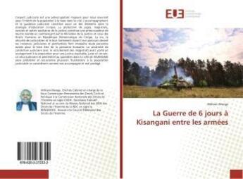 Couverture du livre « La guerre de 6 jours a kisangani entre les armees » de Wenga William aux éditions Editions Universitaires Europeennes