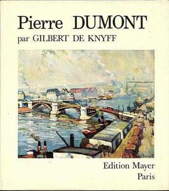 Couverture du livre « Pierre dumont » de De Kniff. G./ aux éditions Van Wilder