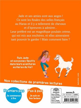 Couverture du livre « Jade et les chevaux Tome 3 : Un nouveau poulain » de Lymut et Philippine De Grea aux éditions Auzou