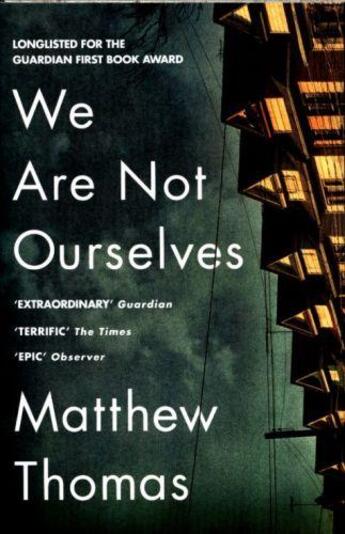 Couverture du livre « We are not ourselves » de Thomas Matthew aux éditions 