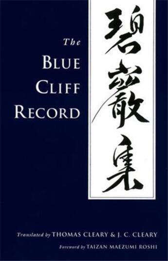 Couverture du livre « The blue cliff record » de Cleary T/Cleary Jc aux éditions Random House Us