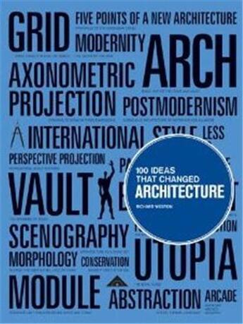 Couverture du livre « 100 ideas that changed architecture » de Richard Weston aux éditions Laurence King