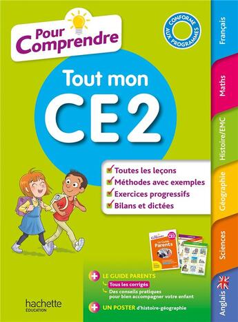 Couverture du livre « Pour comprendre tout mon ce2 » de Allisy/Bodeau/Dachet aux éditions Hachette Education