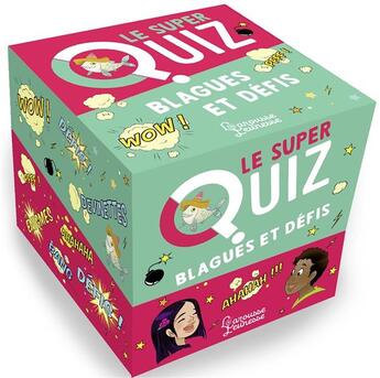 Couverture du livre « Le super quiz blagues et defis » de  aux éditions Larousse