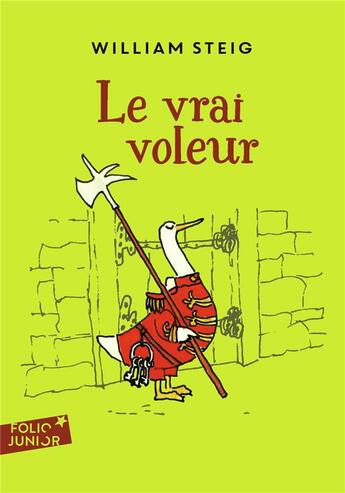 Couverture du livre « Le vrai voleur » de William Steig aux éditions Gallimard-jeunesse