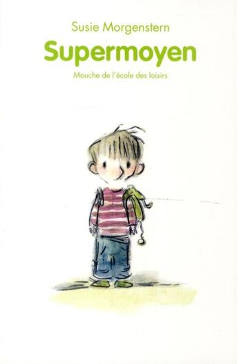 Couverture du livre « Supermoyen » de Susie Morgenstern aux éditions Ecole Des Loisirs