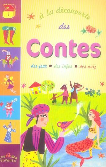 Couverture du livre « À la découverte ; des contes » de  aux éditions Ctp Rue Des Enfants