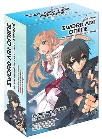 Couverture du livre « Sword Art Online - Aincrad : coffret Tomes 1 et 2 » de Tamako Nakamura et Reki Kawahara aux éditions Ototo