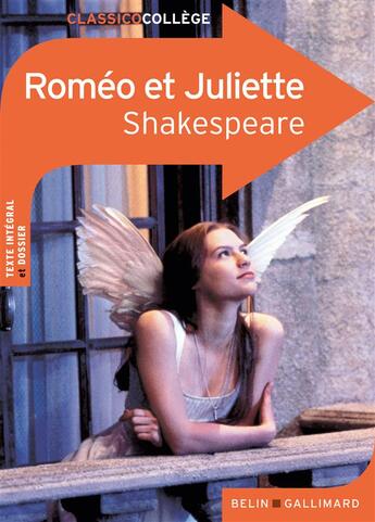 Couverture du livre « Roméo et Juliette » de William Shakespeare et Virginie Manouguian aux éditions Belin Education