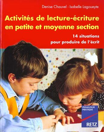 Couverture du livre « Produire De L'Ecrit En Petite Section » de David Chauvel aux éditions Retz