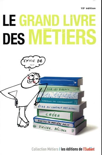 Couverture du livre « Le grand livre des métiers » de  aux éditions L'etudiant