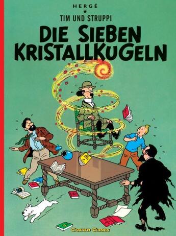 Couverture du livre « Tim und Struppi Tome 13 ; die sieben kristalllkugeln » de Herge aux éditions Casterman