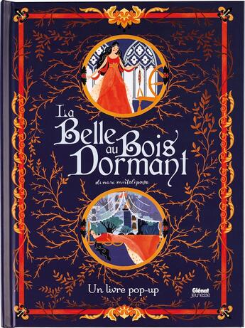 Couverture du livre « Pop up La Belle au bois dormant » de Dinara Mirtalipova aux éditions Glenat Jeunesse