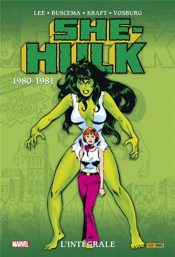 Couverture du livre « She-Hulk : Intégrale vol.1 : 1980-1981 » de John Buscema et Stan Lee et Mike Vosburg et David Anthony Kraft aux éditions Panini