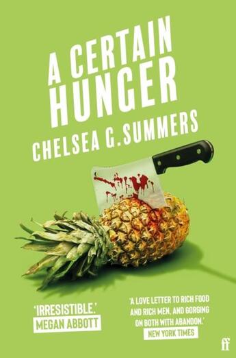 Couverture du livre « A CERTAIN HUNGER » de Chelsea G. Summers aux éditions Faber Et Faber