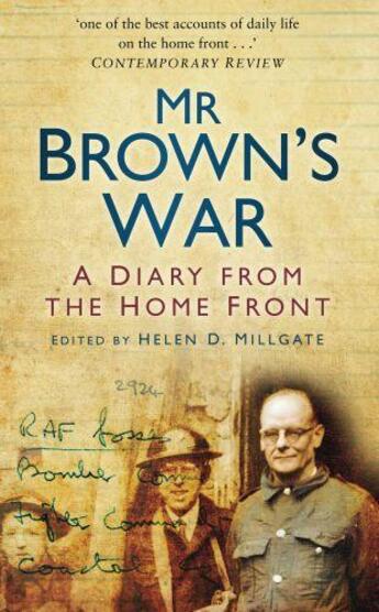 Couverture du livre « Mr Brown's War » de Millgate Helen D aux éditions History Press Digital