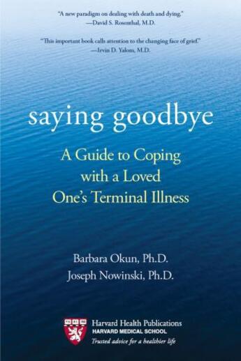 Couverture du livre « Saying Goodbye » de Nowinski Joseph aux éditions Penguin Group Us