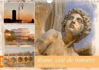 Couverture du livre « Aquarelles de rome calendrier » de Cecile Gans aux éditions Calvendo