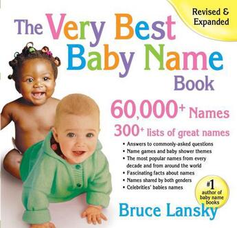 Couverture du livre « The Very Best Baby Name Book » de Lansky Bruce aux éditions Meadowbrook