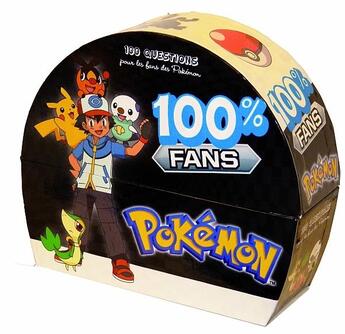 Couverture du livre « 100% fans des Pokémon ; coffret » de  aux éditions Hachette