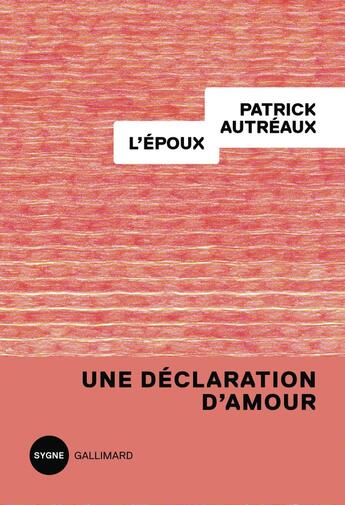 Couverture du livre « L'époux » de Patrick Autréaux aux éditions Gallimard