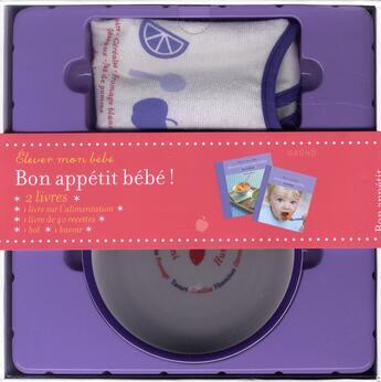 Couverture du livre « Coffret bon appetit bebe ! » de Prats/Liegeois/Duca aux éditions Grund