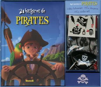 Couverture du livre « 21 histoires de pirates » de  aux éditions Hemma