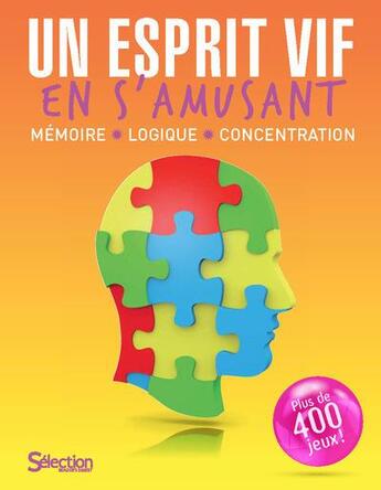 Couverture du livre « Un esprit vif en s'amusant » de  aux éditions Selection Du Reader's Digest