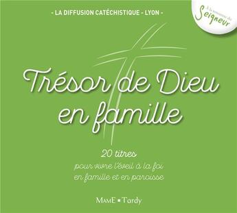 Couverture du livre « Cd tresor de dieu en famille » de  aux éditions Mame