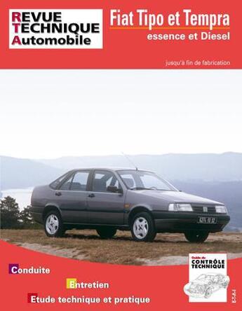 Couverture du livre « Fiat tipo et tempra jusqu'a 1995 - moteurs essence 1.1 a 2.0, moteurs diesel et turbo diesel » de Etai aux éditions Etai