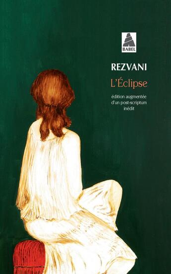 Couverture du livre « L'éclipse » de Serge Rezvani aux éditions Actes Sud