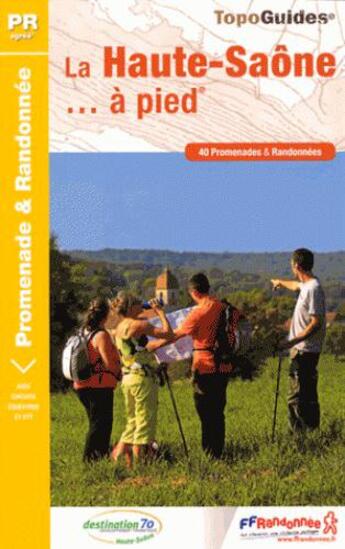 Couverture du livre « La Haute-Saône... à pied » de  aux éditions Ffrp