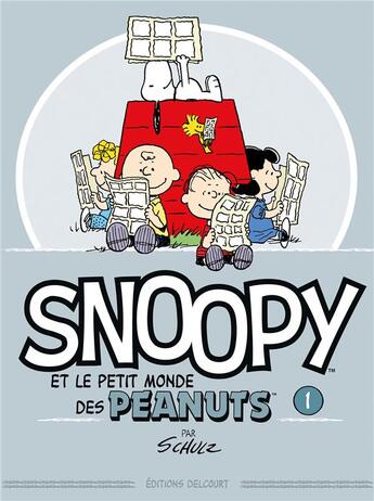 Couverture du livre « Snoopy et le petit monde des Peanuts t.1 » de Charles Monroe Schulz aux éditions Delcourt