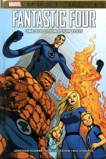 Couverture du livre « Fantastic Four : une solution pour tout » de Dale Eaglesham et Jonathan Hickman aux éditions Panini