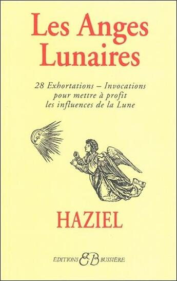 Couverture du livre « Les anges lunaires » de Haziel aux éditions Bussiere