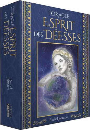 Couverture du livre « L'oracle esprit des déesses » de Rachel Johnson aux éditions Medicis