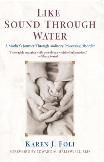 Couverture du livre « Like Sound Through Water » de Hallowell Edward M aux éditions Atria Books