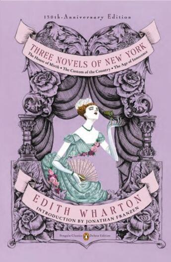 Couverture du livre « Three Novels of New York » de Edith Wharton aux éditions Penguin Group Us