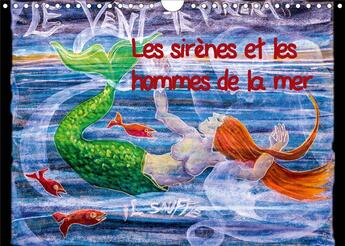 Couverture du livre « Les sirenes et les hommes de la mer calendrier mural 2020 din a4 horizontal - peintures au pastel ca » de Blome Weichert aux éditions Calvendo